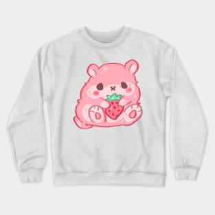 strawberry hamster ♡ Crewneck Sweatshirt